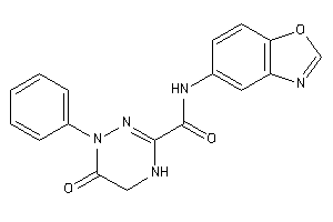 N-(1,3-benzoxazol-5-yl)-6-keto-1-phenyl-4,5-dihydro-1,2,4-triazine-3-carboxamide