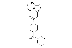 2-(benzofuran-3-yl)-1-[4-(piperidine-1-carbonyl)piperidino]ethanone