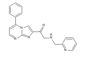 1-(5-phenylimidazo[1,2-a]pyrimidin-2-yl)-2-(2-pyridylmethylamino)ethanone