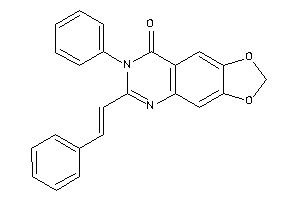 7-phenyl-6-styryl-[1,3]dioxolo[4,5-g]quinazolin-8-one