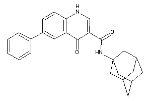 N-(1-adamantyl)-4-keto-6-phenyl-1H-quinoline-3-carboxamide
