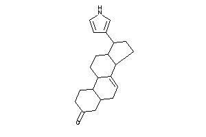 Image of 17-(1H-pyrrol-3-yl)-1,2,4,5,6,9,10,11,12,13,14,15,16,17-tetradecahydrocyclopenta[a]phenanthren-3-one