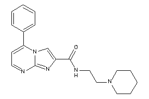 5-phenyl-N-(2-piperidinoethyl)imidazo[1,2-a]pyrimidine-2-carboxamide