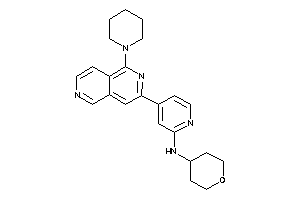 [4-(1-piperidino-2,6-naphthyridin-3-yl)-2-pyridyl]-tetrahydropyran-4-yl-amine