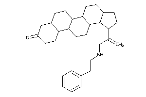 1-[1-[(phenethylamino)methyl]vinyl]-1,2,3,3a,4,5,5a,5b,6,7,7a,8,10,11,11a,11b,12,13,13a,13b-icosahydrocyclopenta[a]chrysen-9-one