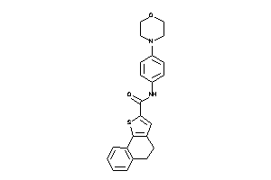 N-(4-morpholinophenyl)-4,5-dihydrobenzo[g]benzothiophene-2-carboxamide