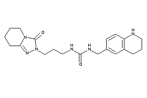 1-[3-(3-keto-5,6,7,8-tetrahydro-[1,2,4]triazolo[4,3-a]pyridin-2-yl)propyl]-3-(1,2,3,4-tetrahydroquinolin-6-ylmethyl)urea