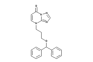 4-(3-benzhydryloxypropyl)-[1,2,4]triazolo[1,5-a]pyrimidin-7-one