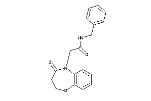 Image of N-benzyl-2-(4-keto-2,3-dihydro-1,5-benzoxazepin-5-yl)acetamide