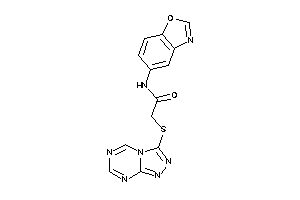 N-(1,3-benzoxazol-5-yl)-2-([1,2,4]triazolo[4,3-a][1,3,5]triazin-3-ylthio)acetamide