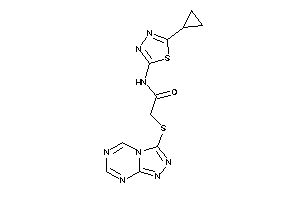 N-(5-cyclopropyl-1,3,4-thiadiazol-2-yl)-2-([1,2,4]triazolo[4,3-a][1,3,5]triazin-3-ylthio)acetamide