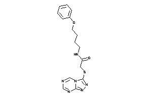 N-(4-phenoxybutyl)-2-([1,2,4]triazolo[4,3-a][1,3,5]triazin-3-ylthio)acetamide