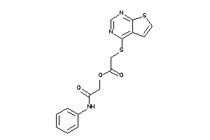 2-(thieno[2,3-d]pyrimidin-4-ylthio)acetic Acid (2-anilino-2-keto-ethyl) Ester