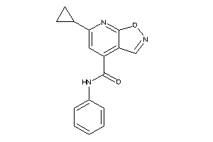 6-cyclopropyl-N-phenyl-isoxazolo[5,4-b]pyridine-4-carboxamide