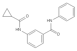3-(cyclopropanecarbonylamino)-N-phenyl-benzamide