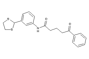 N-[3-(1,3-dithiolan-2-yl)phenyl]-5-keto-5-phenyl-valeramide