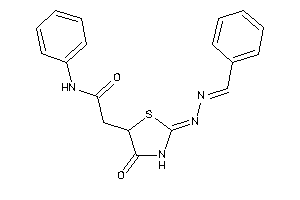 2-[2-(benzalhydrazono)-4-keto-thiazolidin-5-yl]-N-phenyl-acetamide