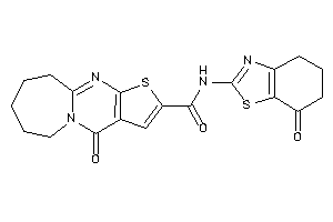 Image of Keto-N-(7-keto-5,6-dihydro-4H-1,3-benzothiazol-2-yl)BLAHcarboxamide