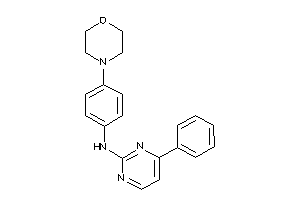(4-morpholinophenyl)-(4-phenylpyrimidin-2-yl)amine