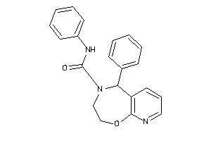 N,5-diphenyl-3,5-dihydro-2H-pyrido[3,2-f][1,4]oxazepine-4-carboxamide