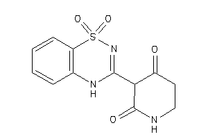 3-(1,1-diketo-4H-benzo[e][1,2,4]thiadiazin-3-yl)piperidine-2,4-quinone