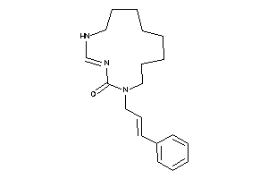 13-cinnamyl-2,4,13-triazacyclotridec-2-en-1-one