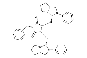 1-benzyl-3,4-bis[(2-phenyl-3a,4,5,6-tetrahydro-3H-pyrrolo[2,1-e][1,3,2]diazaphosphol-1-yl)oxy]pyrrolidine-2,5-quinone
