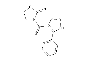 Image of 3-(3-phenyl-3-isoxazoline-4-carbonyl)oxazolidin-2-one