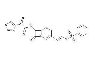 Benzenesulfonic Acid 2-[7-[[2-imino-2-(1,2,4-thiadiazol-3-yl)acetyl]amino]-8-keto-5-thia-1-azabicyclo[4.2.0]oct-2-en-3-yl]vinyl Ester