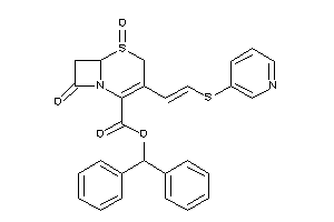 Image of 5,8-diketo-3-[2-(3-pyridylthio)vinyl]-5$l^{4}-thia-1-azabicyclo[4.2.0]oct-2-ene-2-carboxylic Acid Benzhydryl Ester