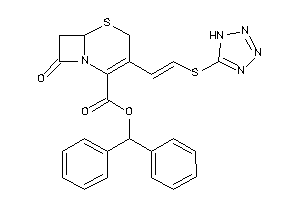 Image of 8-keto-3-[2-(1H-tetrazol-5-ylthio)vinyl]-5-thia-1-azabicyclo[4.2.0]oct-2-ene-2-carboxylic Acid Benzhydryl Ester