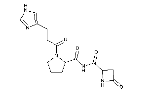 1-[3-(1H-imidazol-4-yl)propanoyl]-N-(4-ketoazetidine-2-carbonyl)pyrrolidine-2-carboxamide