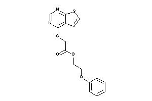 2-(thieno[2,3-d]pyrimidin-4-ylthio)acetic Acid 2-phenoxyethyl Ester