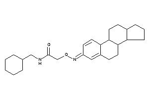 N-(cyclohexylmethyl)-2-(6,7,8,9,10,11,12,13,14,15,16,17-dodecahydrocyclopenta[a]phenanthren-3-ylideneamino)oxy-acetamide