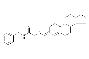 Image of N-benzyl-2-(1,2,6,7,8,9,10,11,12,13,14,15,16,17-tetradecahydrocyclopenta[a]phenanthren-3-ylideneamino)oxy-acetamide