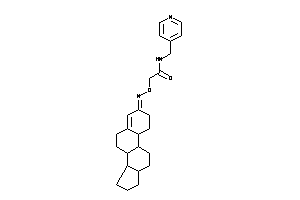 Image of N-(4-pyridylmethyl)-2-(1,2,6,7,8,9,10,11,12,13,14,15,16,17-tetradecahydrocyclopenta[a]phenanthren-3-ylideneamino)oxy-acetamide