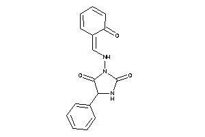 Image of 3-[(6-ketocyclohexa-2,4-dien-1-ylidene)methylamino]-5-phenyl-hydantoin