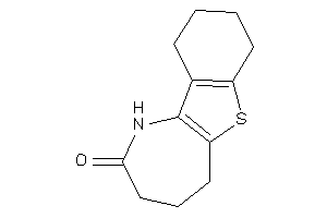 1,3,4,5,7,8,9,10-octahydrobenzothiopheno[3,2-b]azepin-2-one