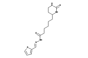 N-(2-furfurylideneamino)-6-(2-ketohexahydropyrimidin-4-yl)hexanamide