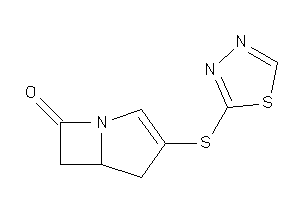 Image of 3-(1,3,4-thiadiazol-2-ylthio)-1-azabicyclo[3.2.0]hept-2-en-7-one