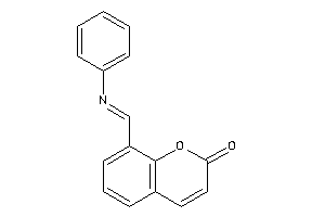 8-(phenyliminomethyl)coumarin