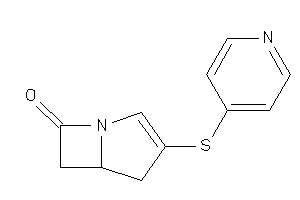 3-(4-pyridylthio)-1-azabicyclo[3.2.0]hept-2-en-7-one