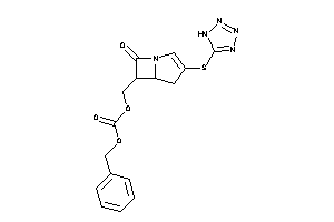 Image of Carbonic Acid Benzyl [7-keto-3-(1H-tetrazol-5-ylthio)-1-azabicyclo[3.2.0]hept-2-en-6-yl]methyl Ester