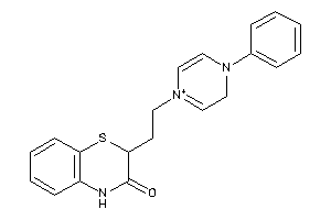 Image of 2-[2-(1-phenyl-2H-pyrazin-4-ium-4-yl)ethyl]-4H-1,4-benzothiazin-3-one