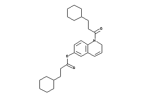 Image of 3-cyclohexylpropionic Acid [1-(3-cyclohexylpropanoyl)-2H-quinolin-6-yl] Ester
