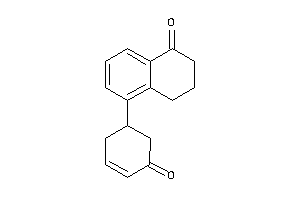 Image of 5-(5-ketocyclohex-3-en-1-yl)tetralin-1-one