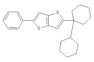 2-(1-cyclohexylcyclohexyl)-5-phenyl-thieno[3,2-b]thiophene