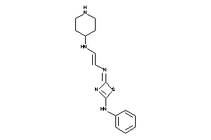 Image of 2-[(4-anilino-1,3-thiazet-2-ylidene)amino]vinyl-(4-piperidyl)amine
