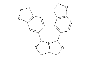 Image of 3,5-bis(1,3-benzodioxol-5-yl)-3,5,7,7a-tetrahydro-1H-oxazolo[3,4-c]oxazole