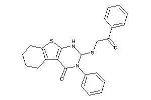 2-(phenacylthio)-3-phenyl-1,2,5,6,7,8-hexahydrobenzothiopheno[2,3-d]pyrimidin-4-one